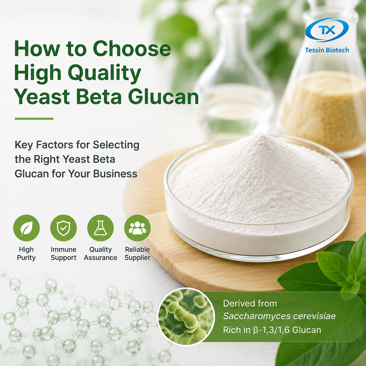 How To Choose High Quality Yeast Beta Glucan Supplier?